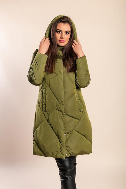 Gesteppte Jacke mit Kapuze
