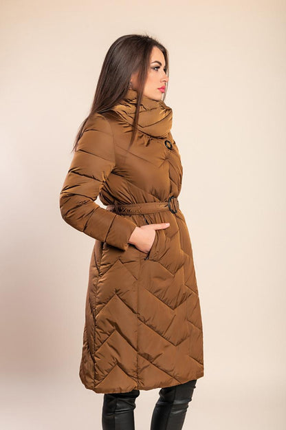 Lange Steppjacke