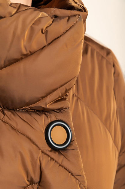 Lange Steppjacke