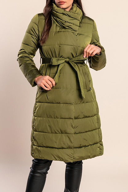 Lange Steppjacke