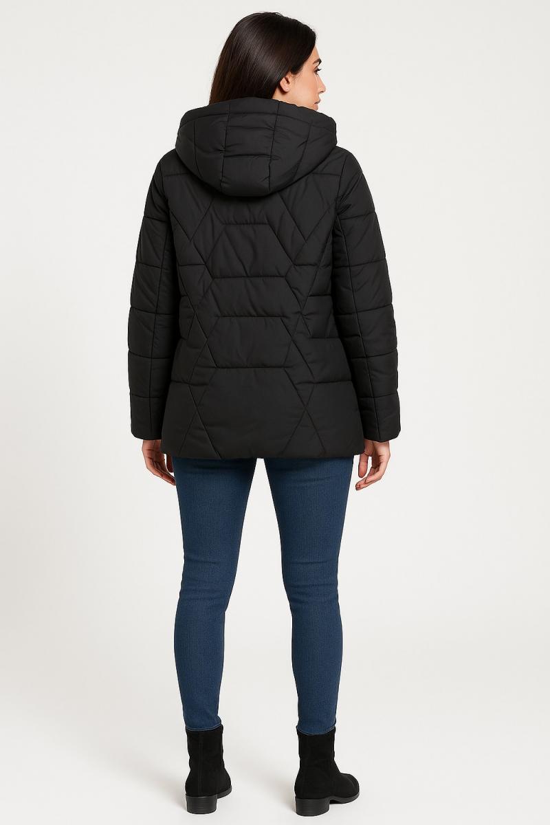 Kurze Jacke mit Kapuze