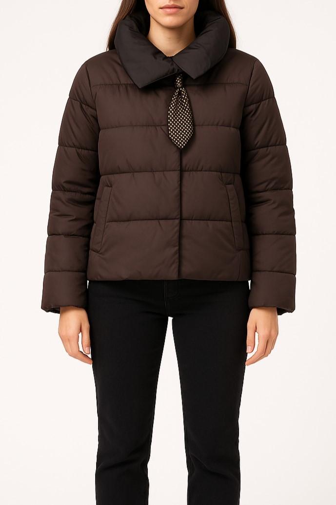Jacket with High Collar