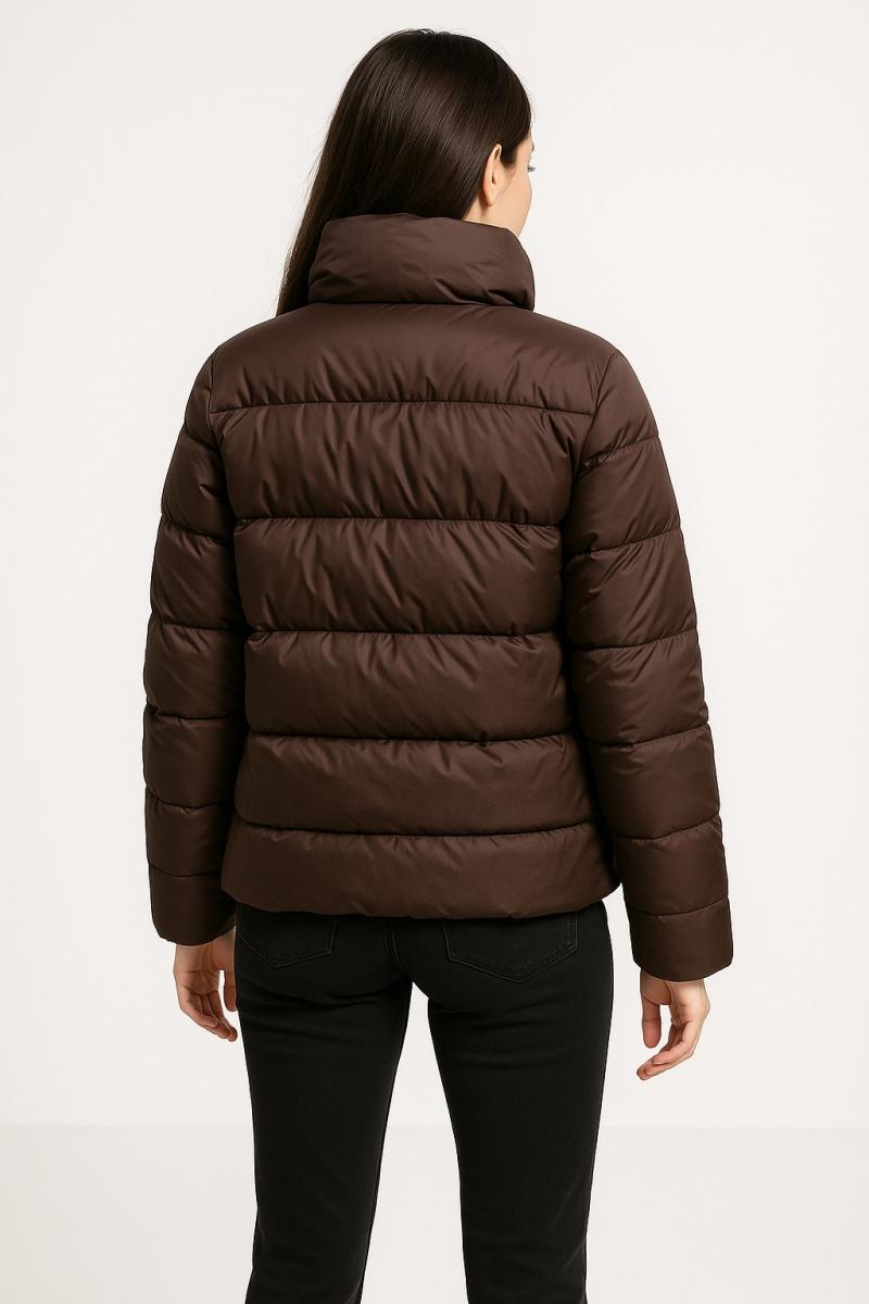 Jacket with High Collar