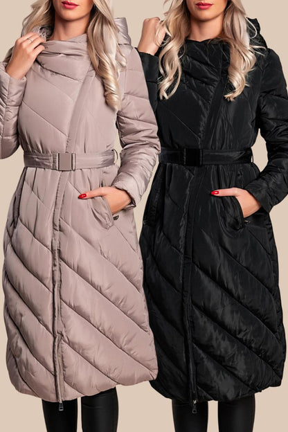 Set of 2 long quilted coats