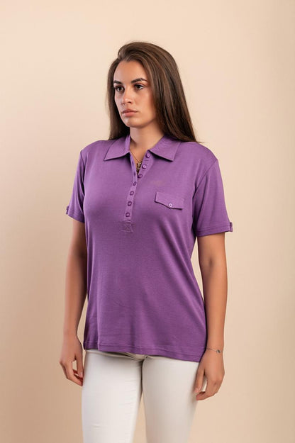 Tricou cu guler