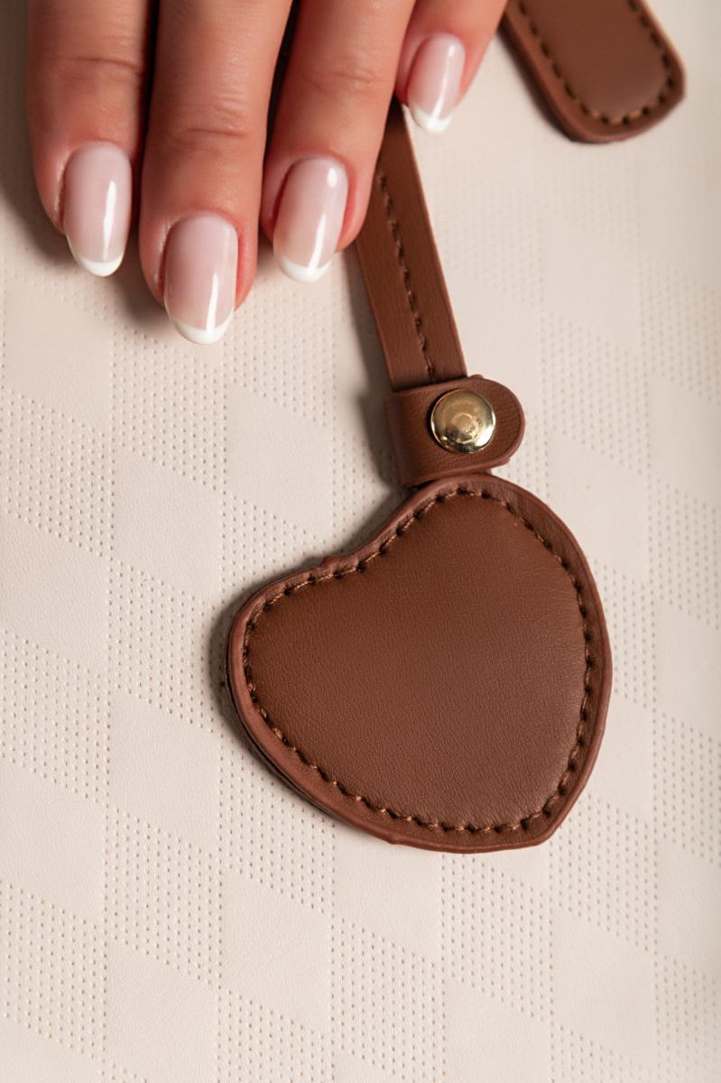 Handbag in two-tone combination
