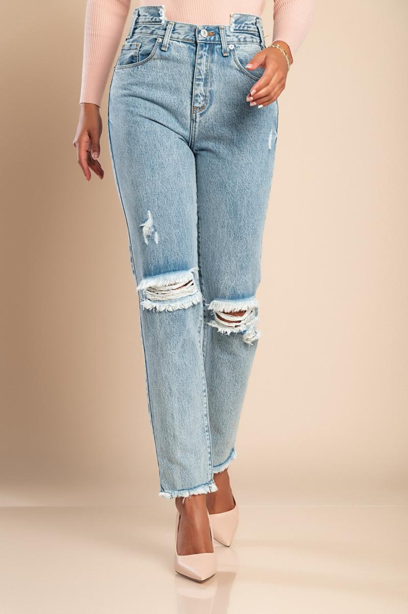 Jeans a gamba dritta