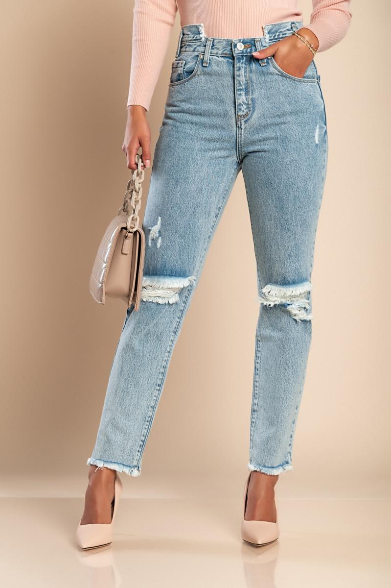 Jeans a gamba dritta