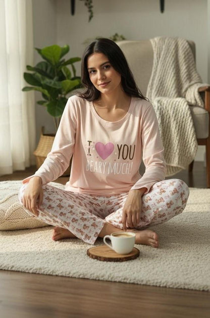 Long printed pajamas