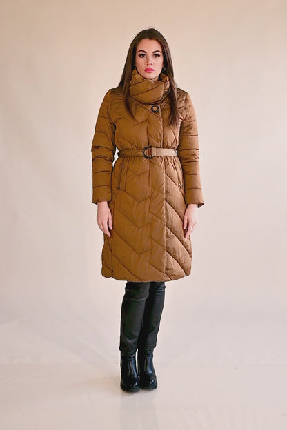 Lange Steppjacke