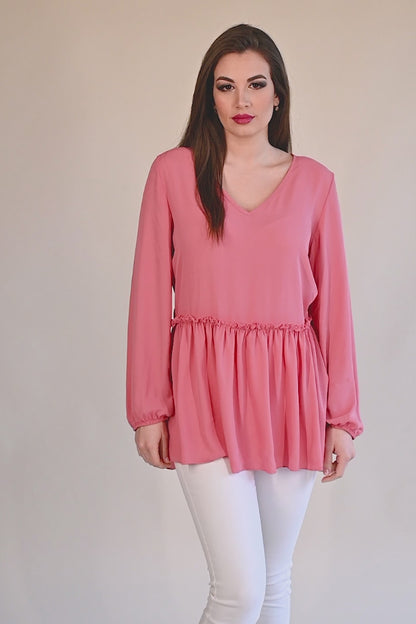Bluse mit langen Ärmeln