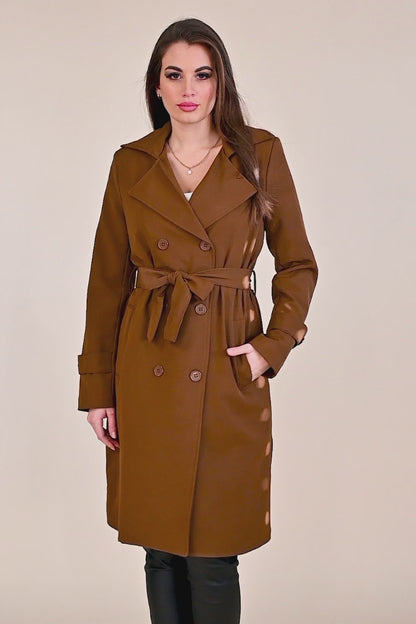 Eleganter Trenchcoat mit Knöpfen