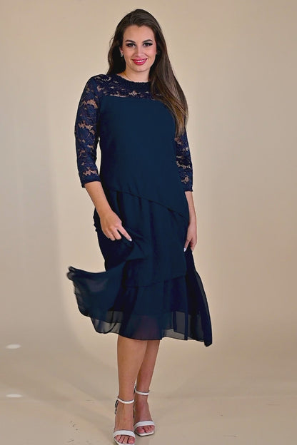Elegantes Kleid mit Spitze