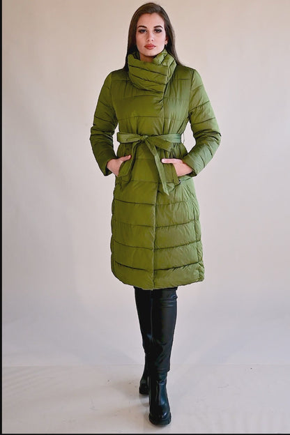 Lange Steppjacke